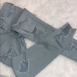 Mint colored American Eagle Jeans